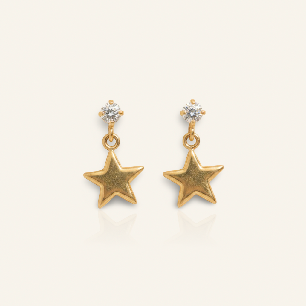 Falling Star Studs – D’OR Jewelry