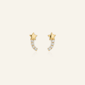 Shooting Star Studs – D’OR Jewelry