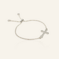 Silver Cross Bracelet – D’OR Jewelry