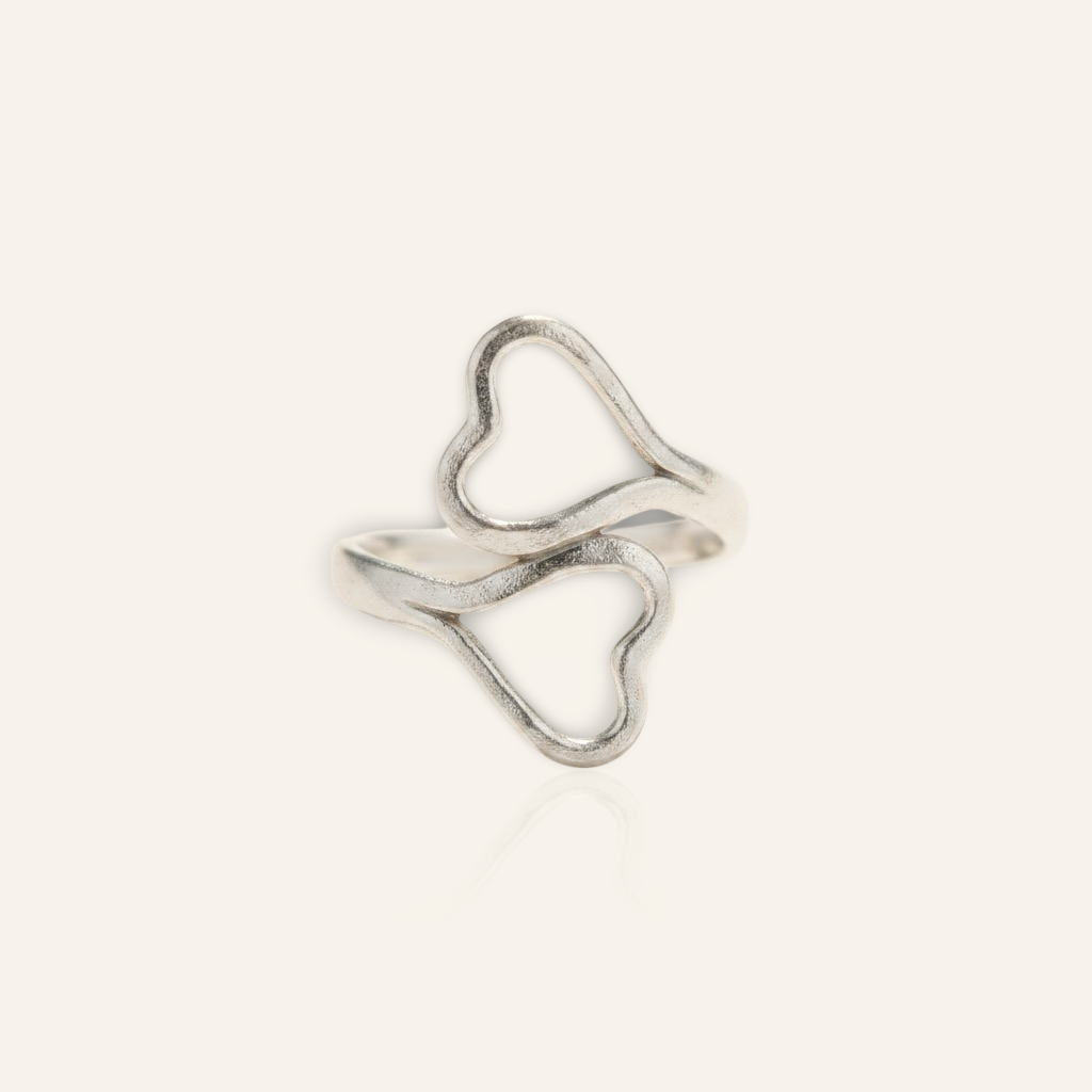 Silver Love Statement Ring – D’OR Jewelry