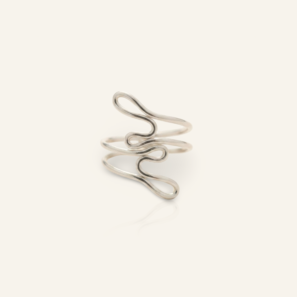 Silver Wave Ring – D’OR Jewelry