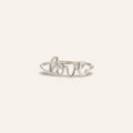 Love Script Ring – D’OR Jewelry
