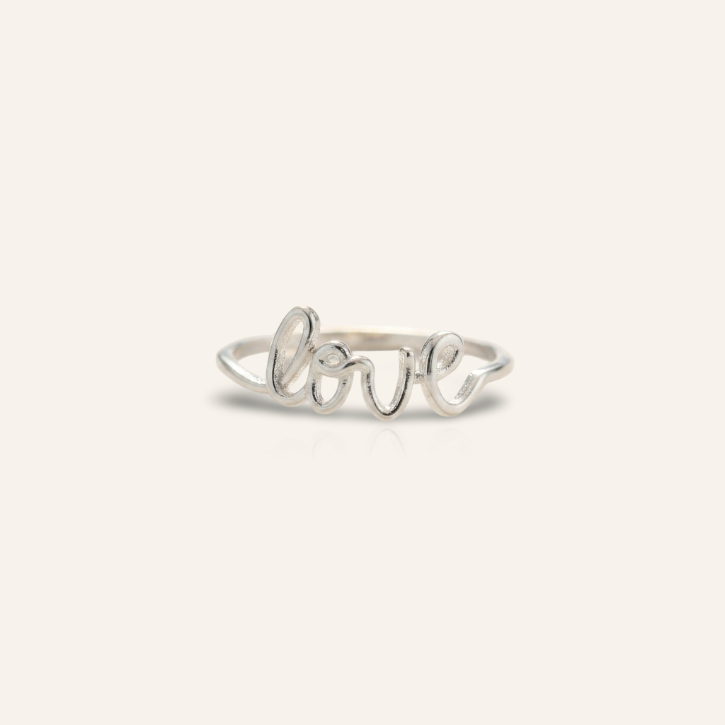 Love Script Ring – D’OR Jewelry