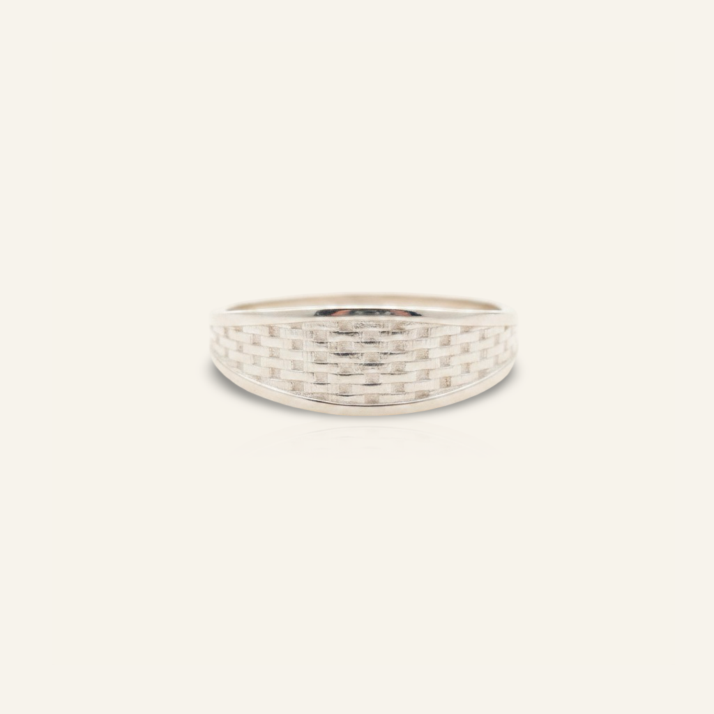Silver Texture Band – D’OR Jewelry
