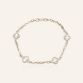 Silver Clover Bracelet – D’OR Jewelry