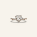Lumière Heart Solitaire Ring – D’OR Jewelry