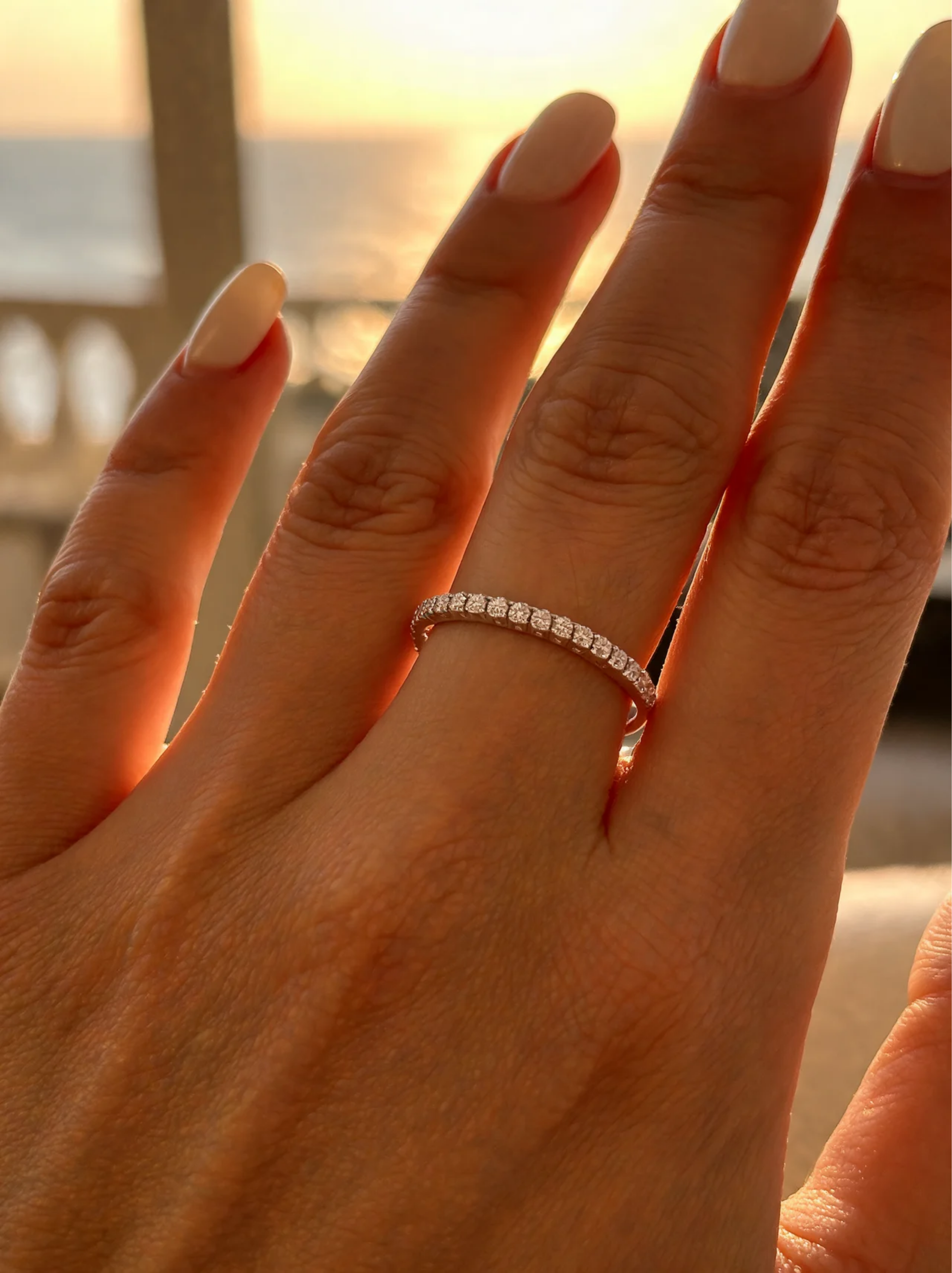 Golden Hour Band en uso – D’OR Jewelry