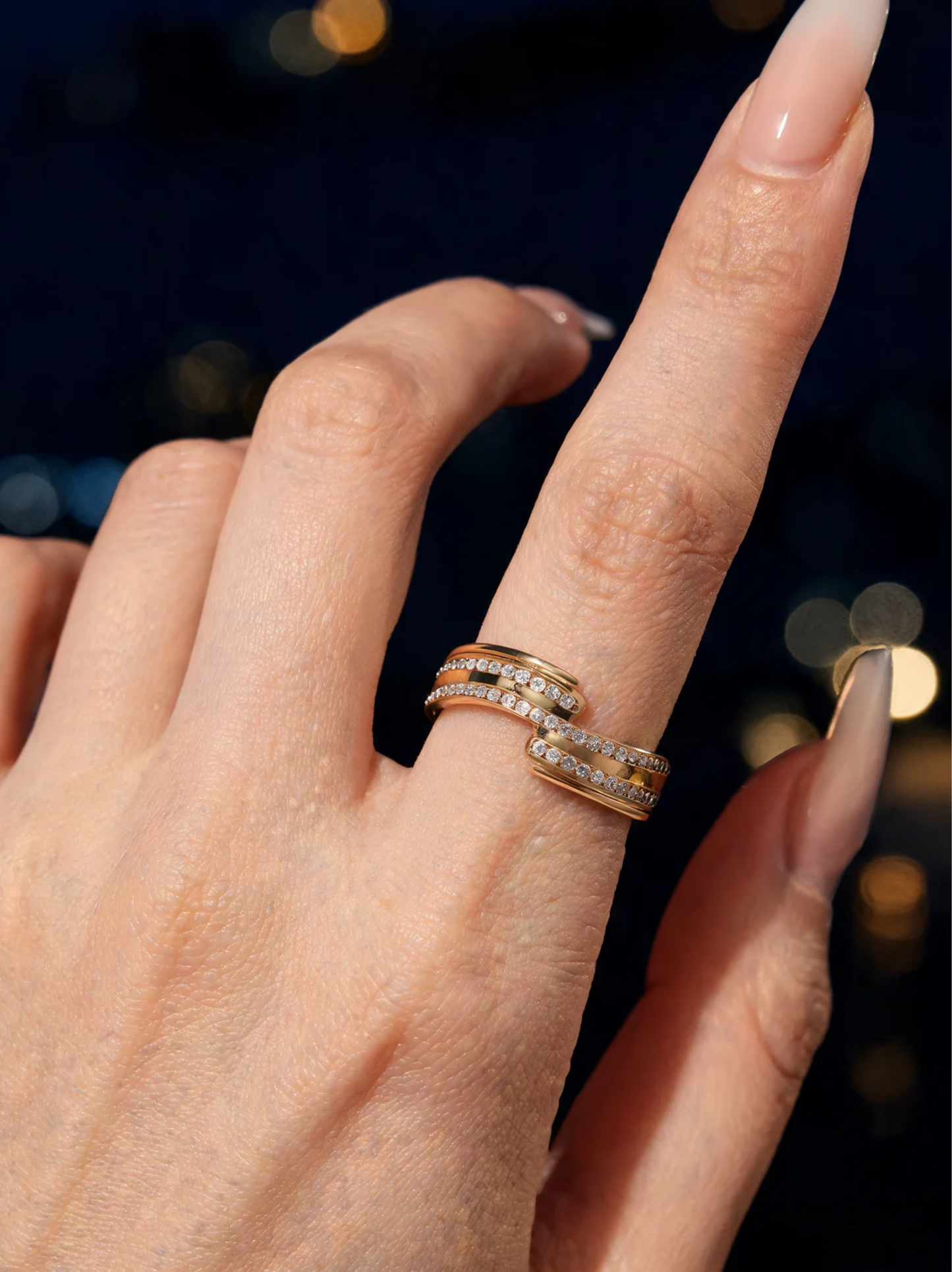 Ocean Wave Ring